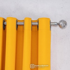 پرده آماده - گارنت کد 811 رنگ زرد