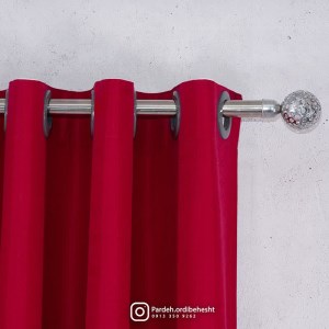 پرده آماده - گارنت کد 820 رنگ قرمز روشن