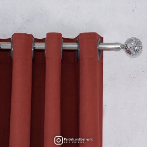 پرده آماده - گارنت کد 823 رنگ آجری