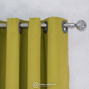 پرده آماده - گارنت کد 833 رنگ سبز فسفری