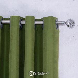 پرده آماده - گارنت کد 834 رنگ سبز آوکادویی